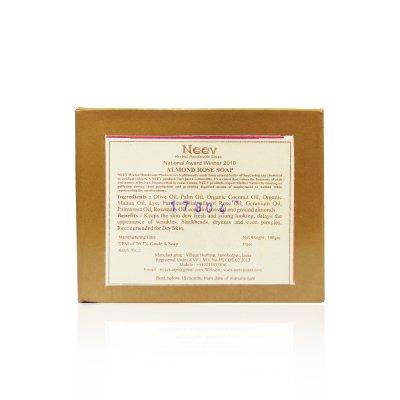 Almond Rose Handmade Soap- Pure Elixir of Youth from Nature