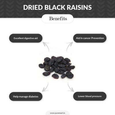 Dried Black Raisins
