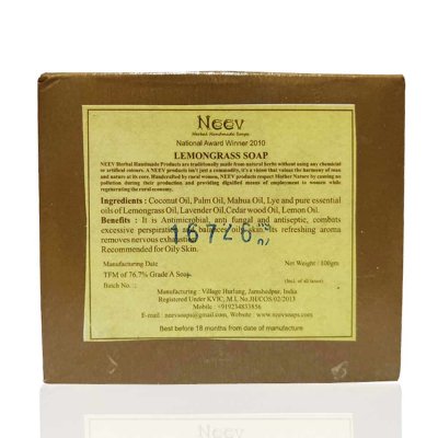 Lemongrass Handmade Soap- Fresh, Earthy and Lemony