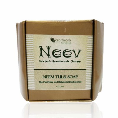 Neem Tulsi Handmade Soap - The purifying and rejuvenating essence