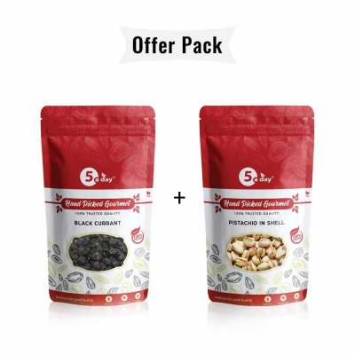 Black Currant, 250 GMS + Pista Salted, 250 GMS