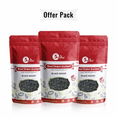 Dried Black Rasins (250 GMS X 3)