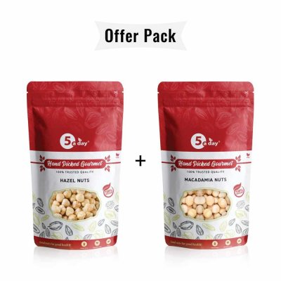 Hazel Nuts, 250 GMS + Macadamia Nuts, 200 GMS