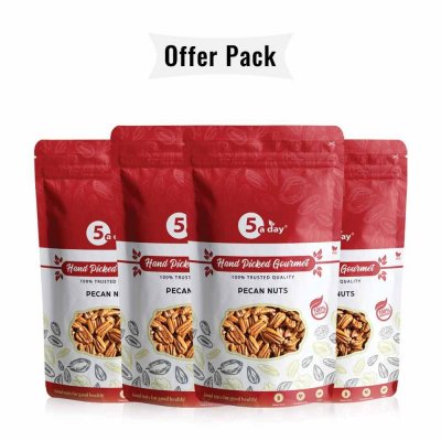 Pecan Nut Kernels, Pack of 4 (200 GMS X 4)