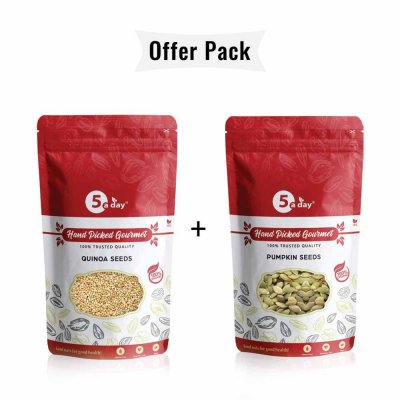 Quinoa Seeds, 250 GMS + Pumpkin Seeds, 250 GMS Recipes