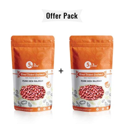Pure Desi Rajma, 500 GMS, Pack of 2 (500 GMS X 2)