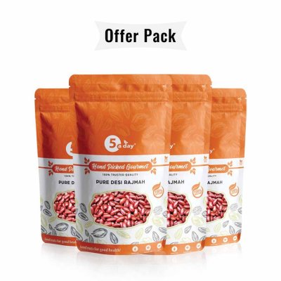 Pure Desi Rajma, 500 GMS, Pack of 4 (500 GMS X 4)