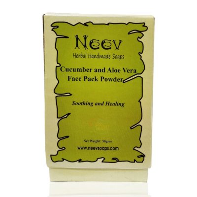 Cucumber and Aloe Vera Face Pack Powder