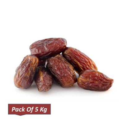 Dried Dates No Sugar Coating, (Khajoor), 5 KG LOOSE
