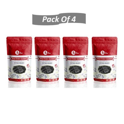 Sun Dried Pitted Prunes, 1 KG (250 GMS X 4)