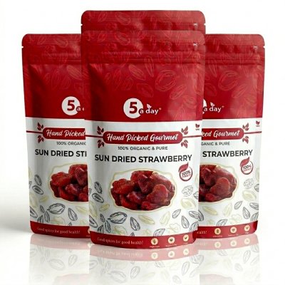 Dried Strawberry, 1 KG (250 GMS X 4)