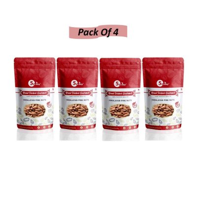 Himalayan Pine Nuts (In Shell), 1 KG (250 GMS X 4)