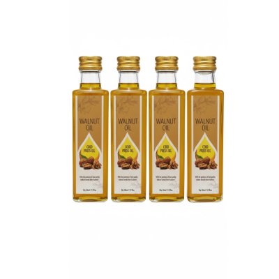 Cold Press Walnut Oil, 400 ML Or 3.3 fl.Oz (100 ML X 4)