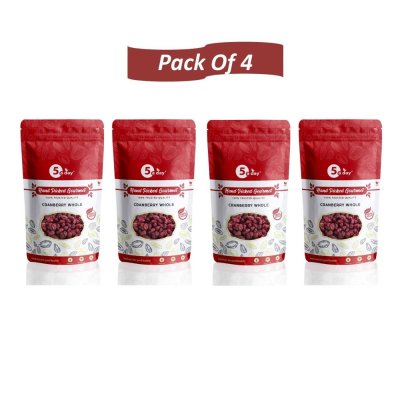 Cranberry Whole, Unsweetened, 1 KG (250 GMS X 4)