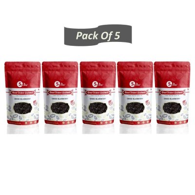 Dried Blueberry, Unsweetened, 1 KG (200 GMS X 5)