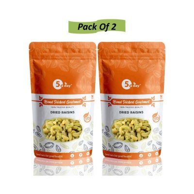 Sun Dried & Seedless Raisins, 1 KG (500 GMS X 2)