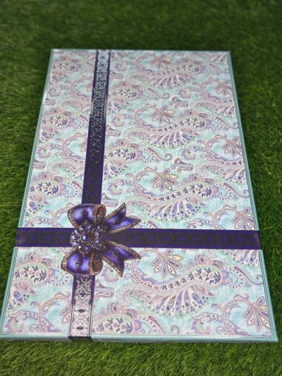 Elegant Hard Cardboard Designer Diwali Dry Fruit Gift Box GBC-001 (Brand- 5aDay)