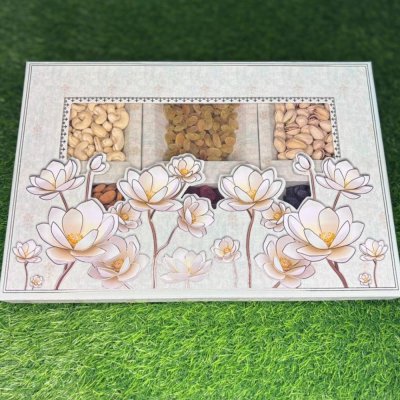 Elegant Hard Cardboard Designer Diwali Dry Fruit Gift Box GBC-004 (Brand- 5aDay)