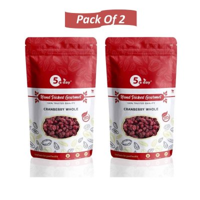 Cranberry Whole, Unsweetened, 500 GMS (250 GMS X 2)