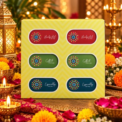 DIWALI Hard Cardboard Diwali Dry Fruit Gift Box-1672(Brand- 5aDay)