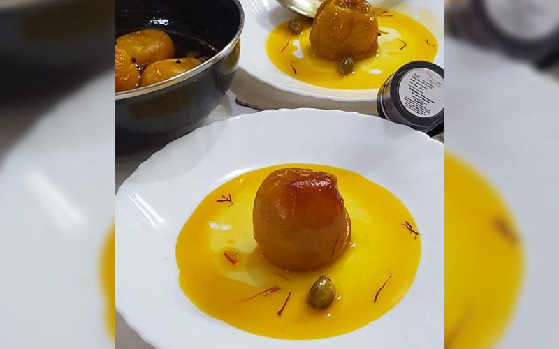 Apricots with Saffron