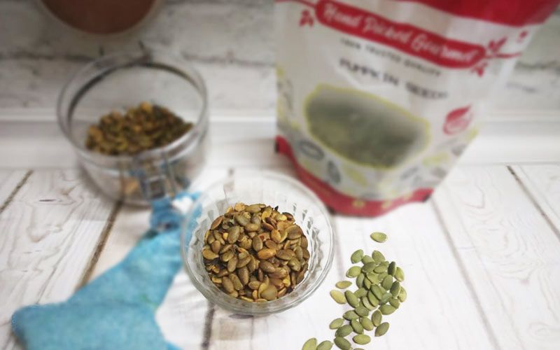 Roasted Masala Pumpkin Seeds